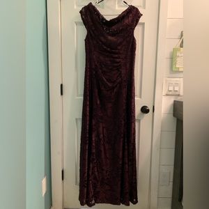 Brand new Tahari- purple- lace- size 14